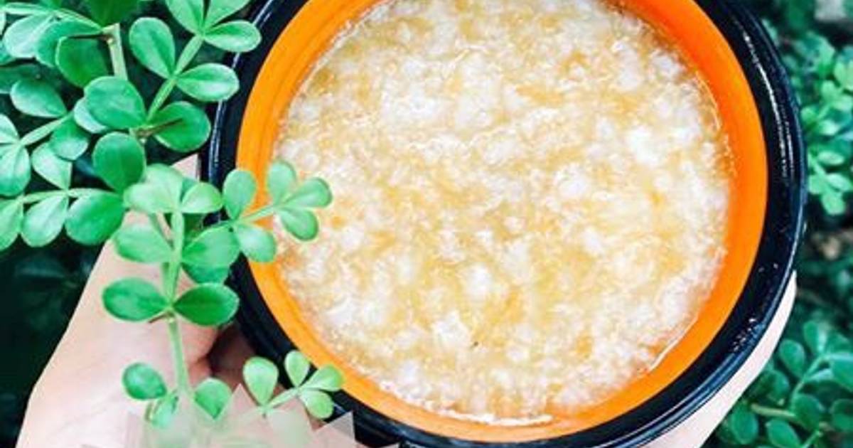Ăn dặm - Cháo thịt bằm đu đủ