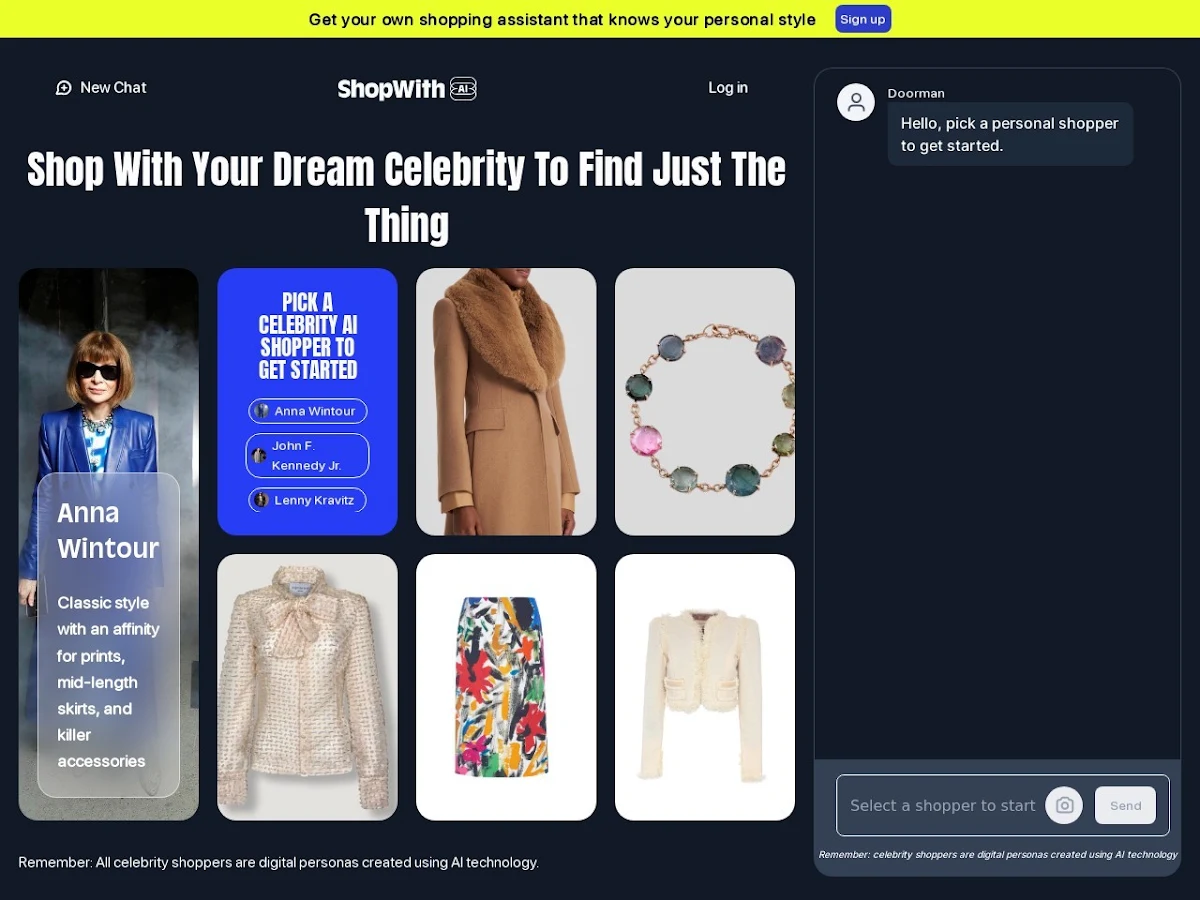 Captura de ShopWithAI