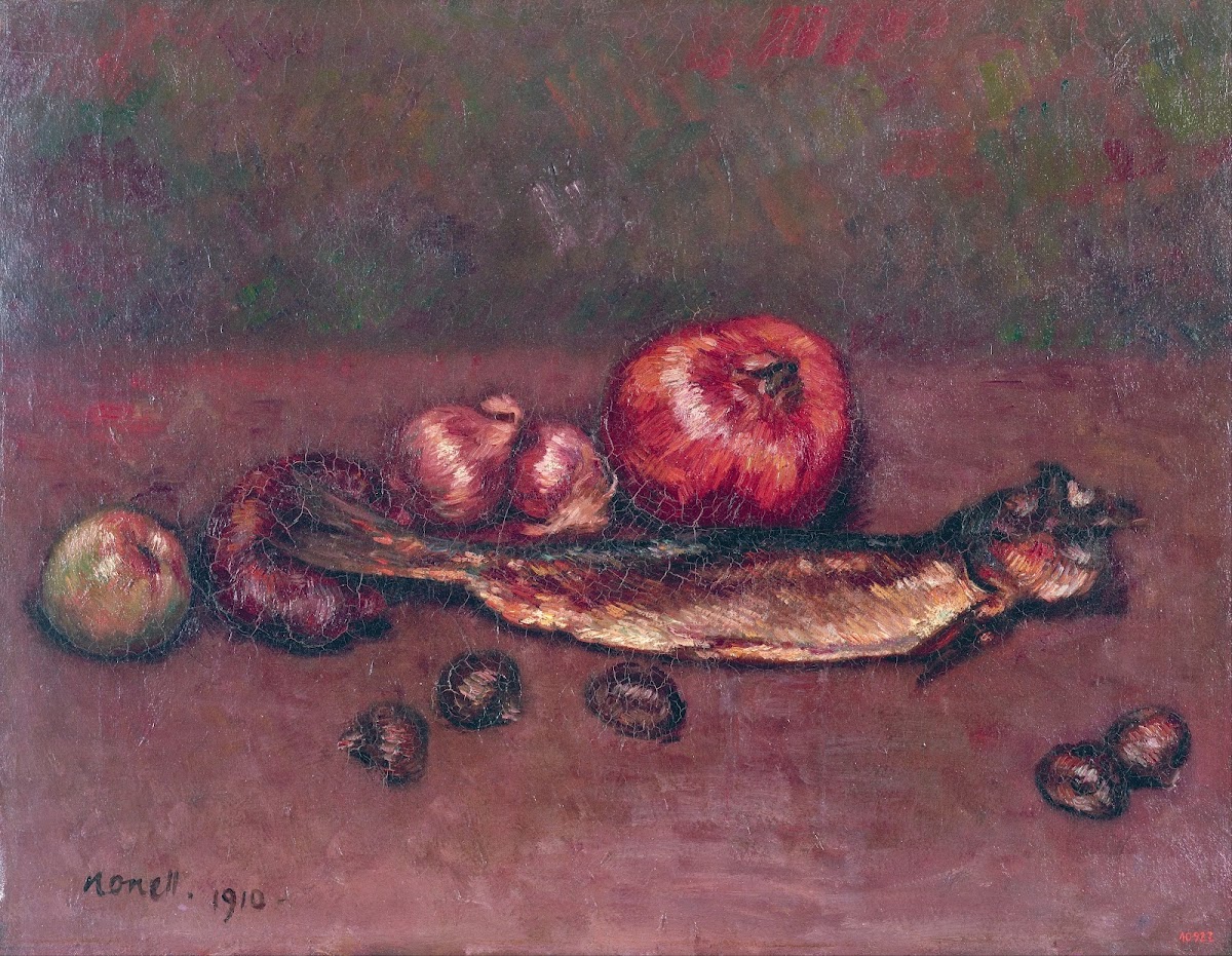 Still Life with Onions and Herring 1910