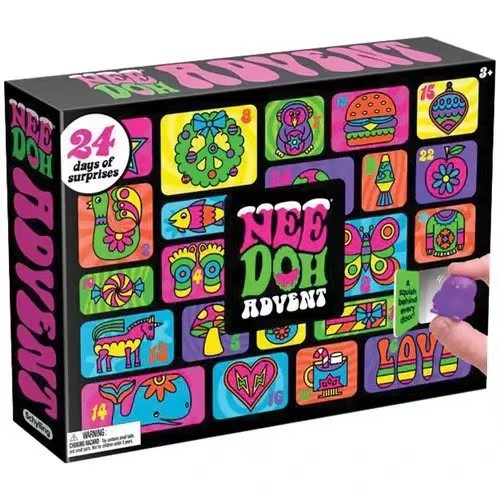 Christmas Advent Calendar with Squeeze Toy
