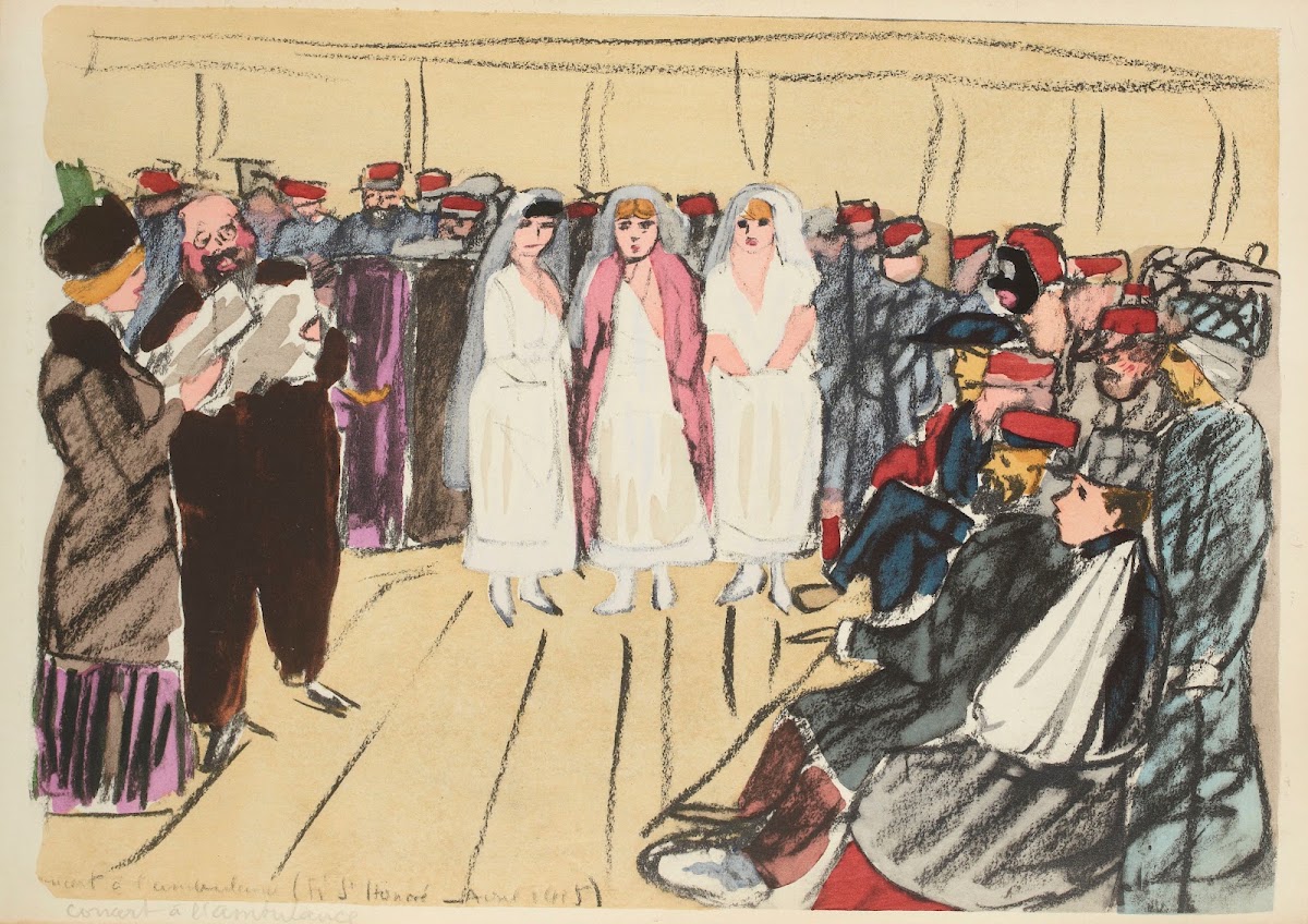 Concert à lambulance avril 1915 1921