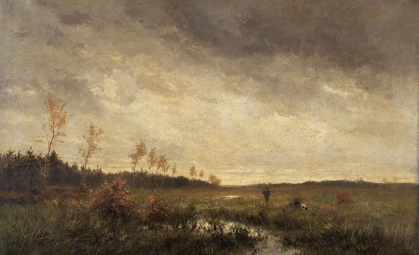 Marshland Landscape with a Hunter 1878