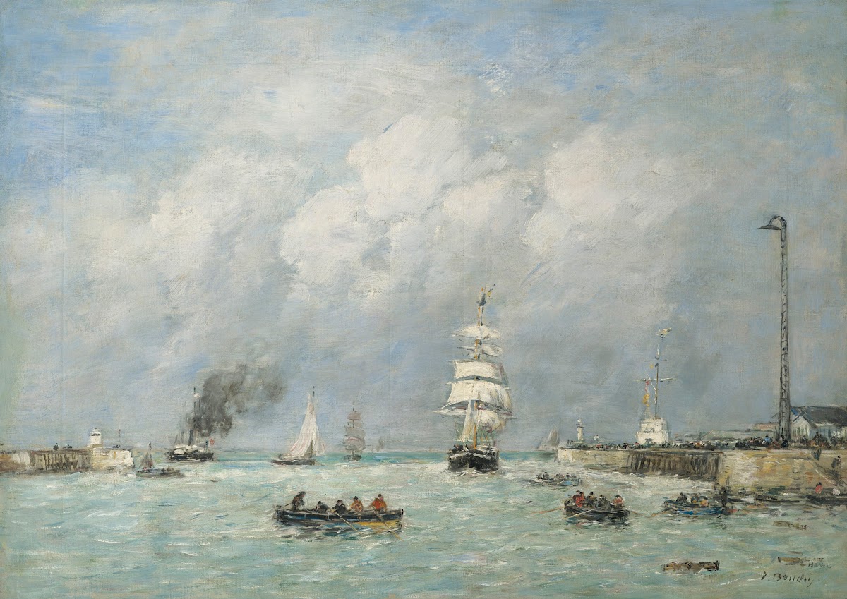 Le Havre entrée du port 1891