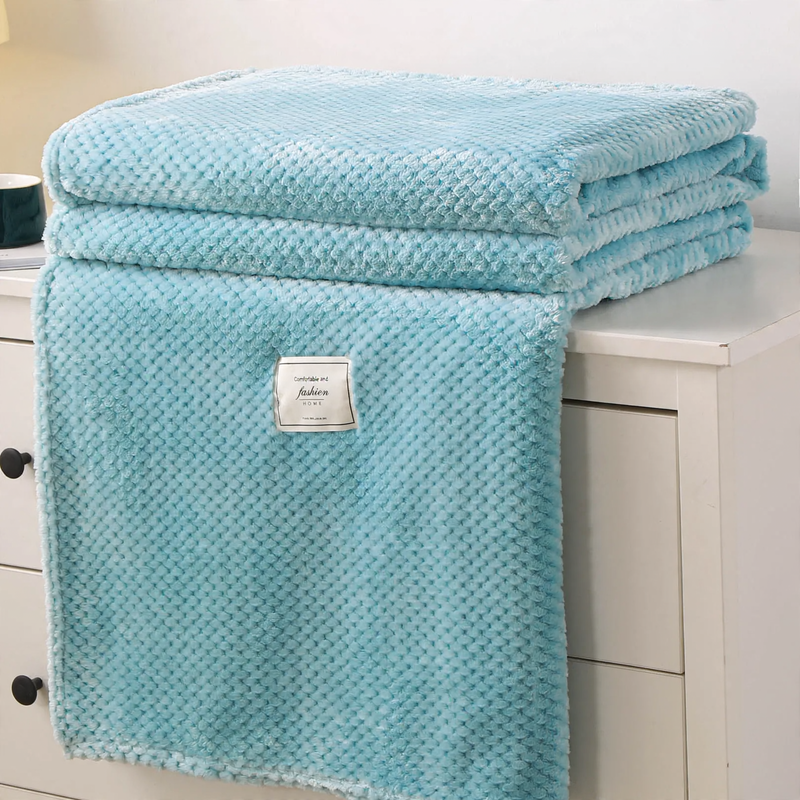 Jacquard Flannel Blanket, soft and warming