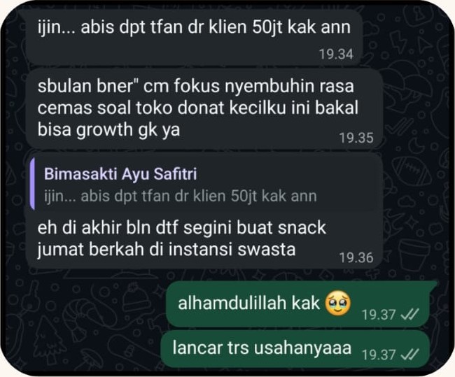 Testimoni Damai Sama Uang 9