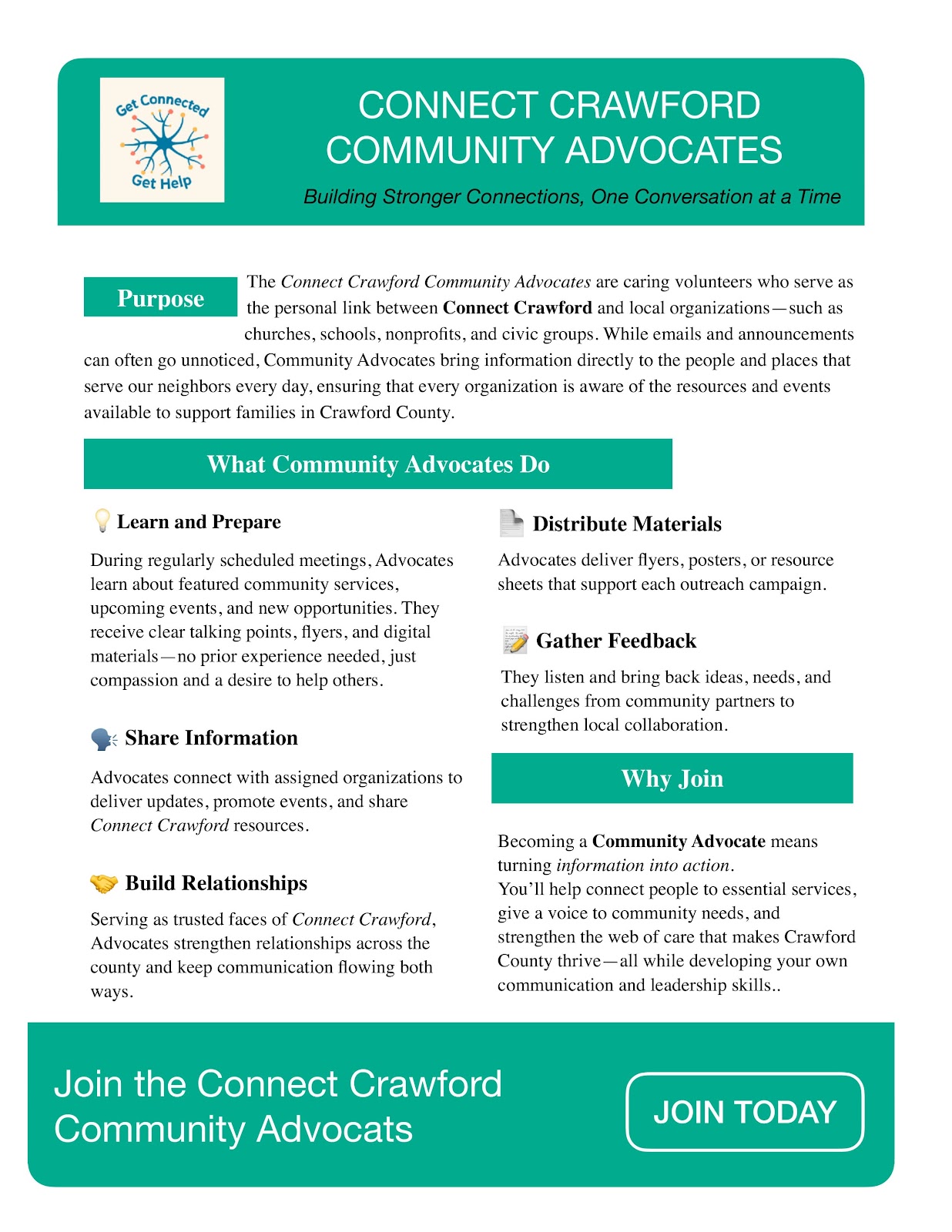 Join us in helping our community