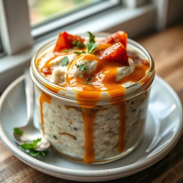 Nourishing Indian Overnight Oats: Flavorful & Healthy Breakfast Recipe – Easy Homemade Morning Boost finished