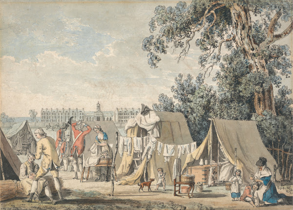 A Military Encampment in Hyde Park 1785