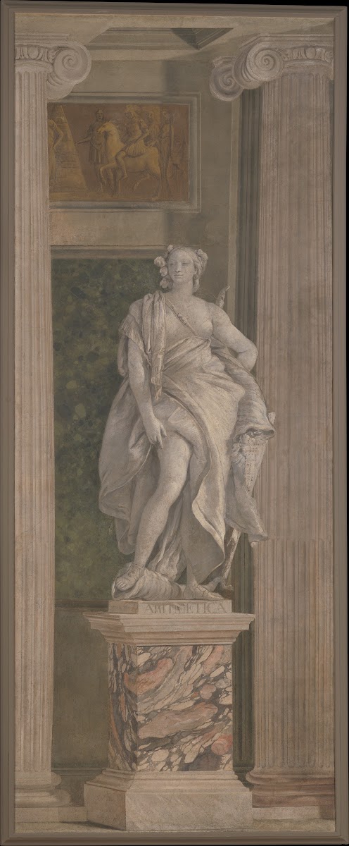 Allegorical Figure Representing Arithmetic 1760