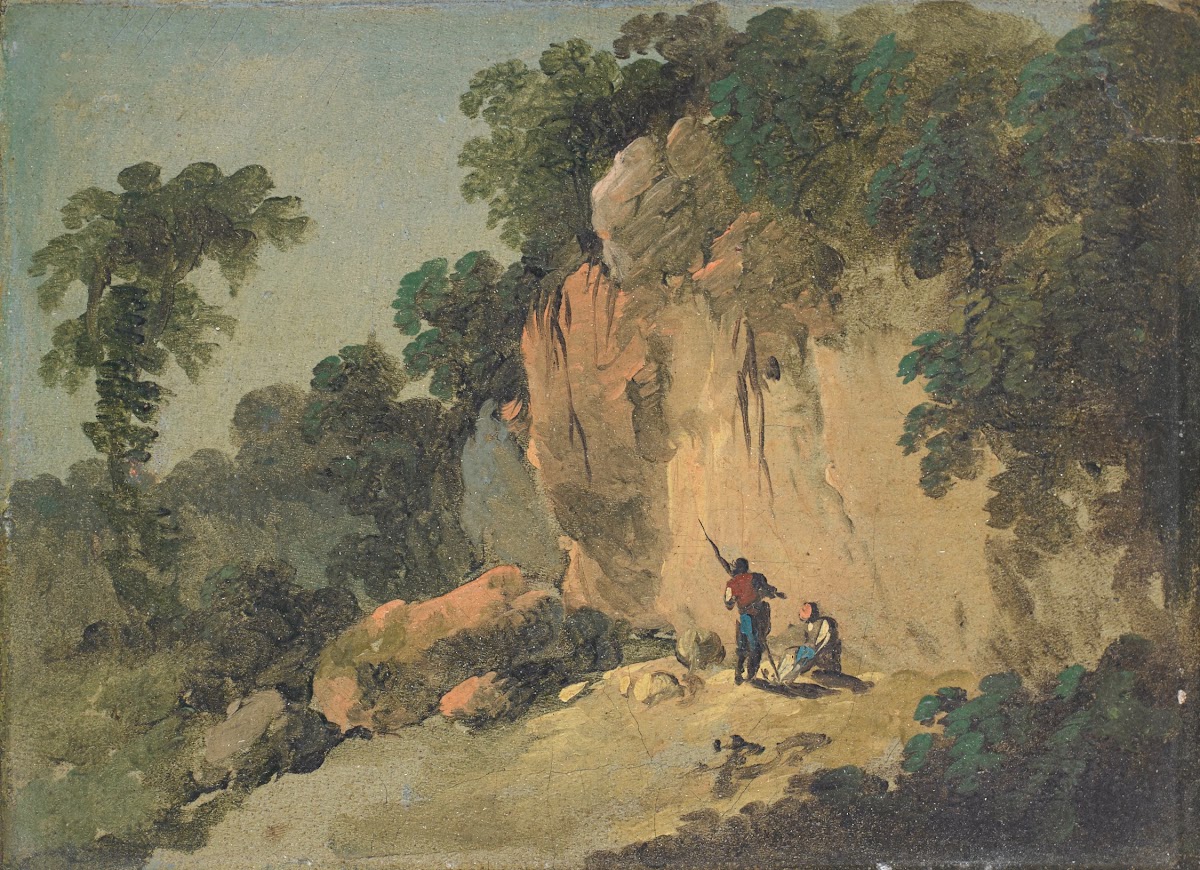 À falaises Pastoral Landscape