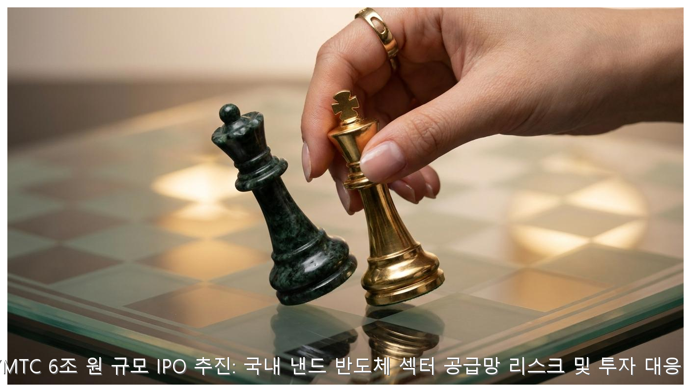 중국 YMTC 6조 원 규모 IPO 추진: 국내 낸드 반도체 섹터 공급망 리스크 및 투자 대응 가이드 핵심 안내 및 분석 인포그래픽 (5)