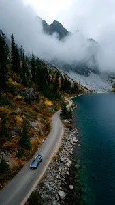 Cosmic Nebula Cloudscape with Violet and Magenta Hues