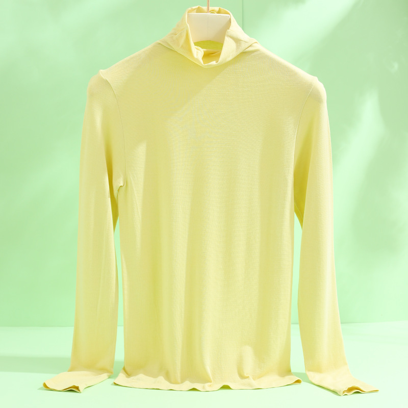 Women's base layer top with turtleneck