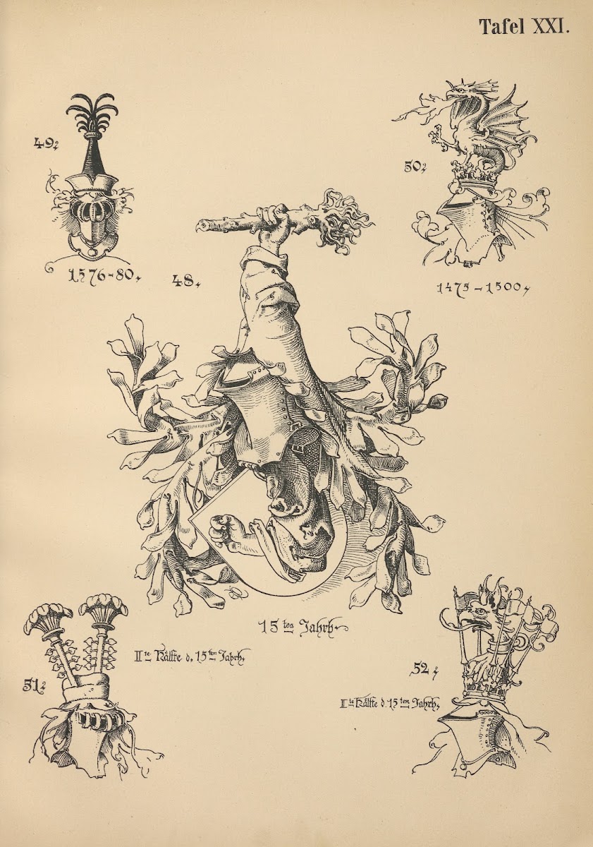 Heraldischer Handbuch fur Freunde der Wappenkunst Pl20 1893