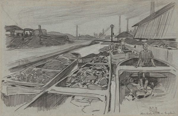 Steenkoolschuiten in Engeland 19th century