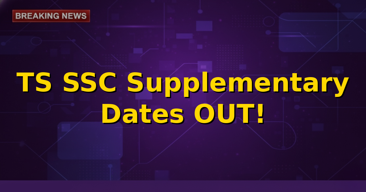 Image of a student studying, representing the Telangana SSC Advanced Supplementary Exams 2026