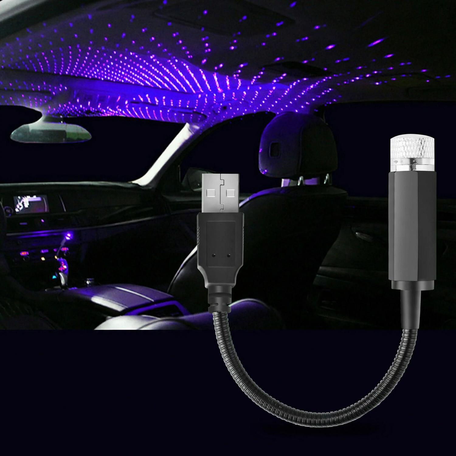 USB-Sternenhimmel-Atmosphärenlicht mit LED-Projektion