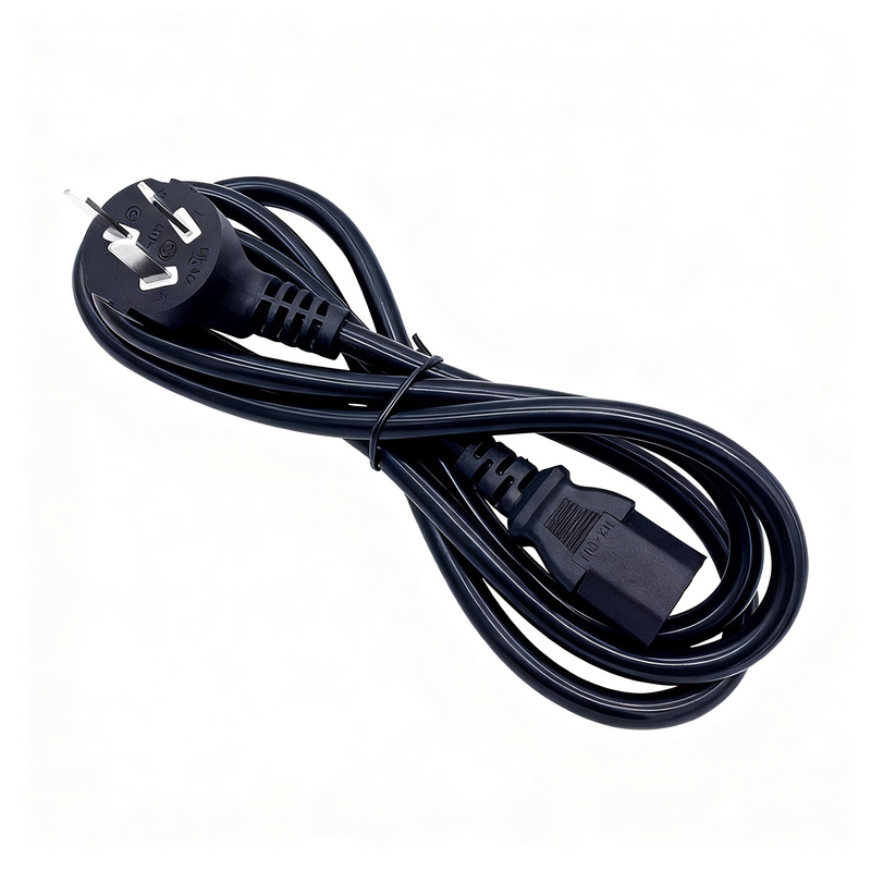 3-pin power cable, PVC sheath, 1.5 m