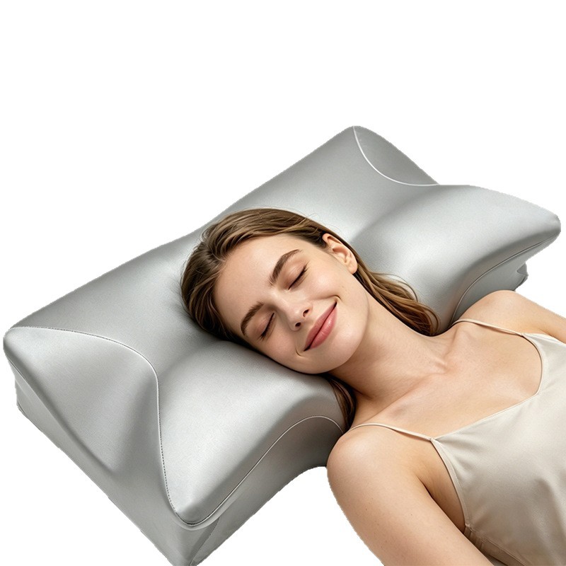 Butterfly-shaped memory foam pillow ice silk