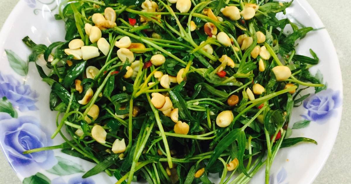 Rau muống mầm trộn chua ngọt