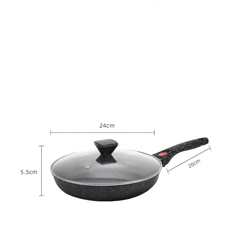 Aluminum Frying Pan with Detachable Handle