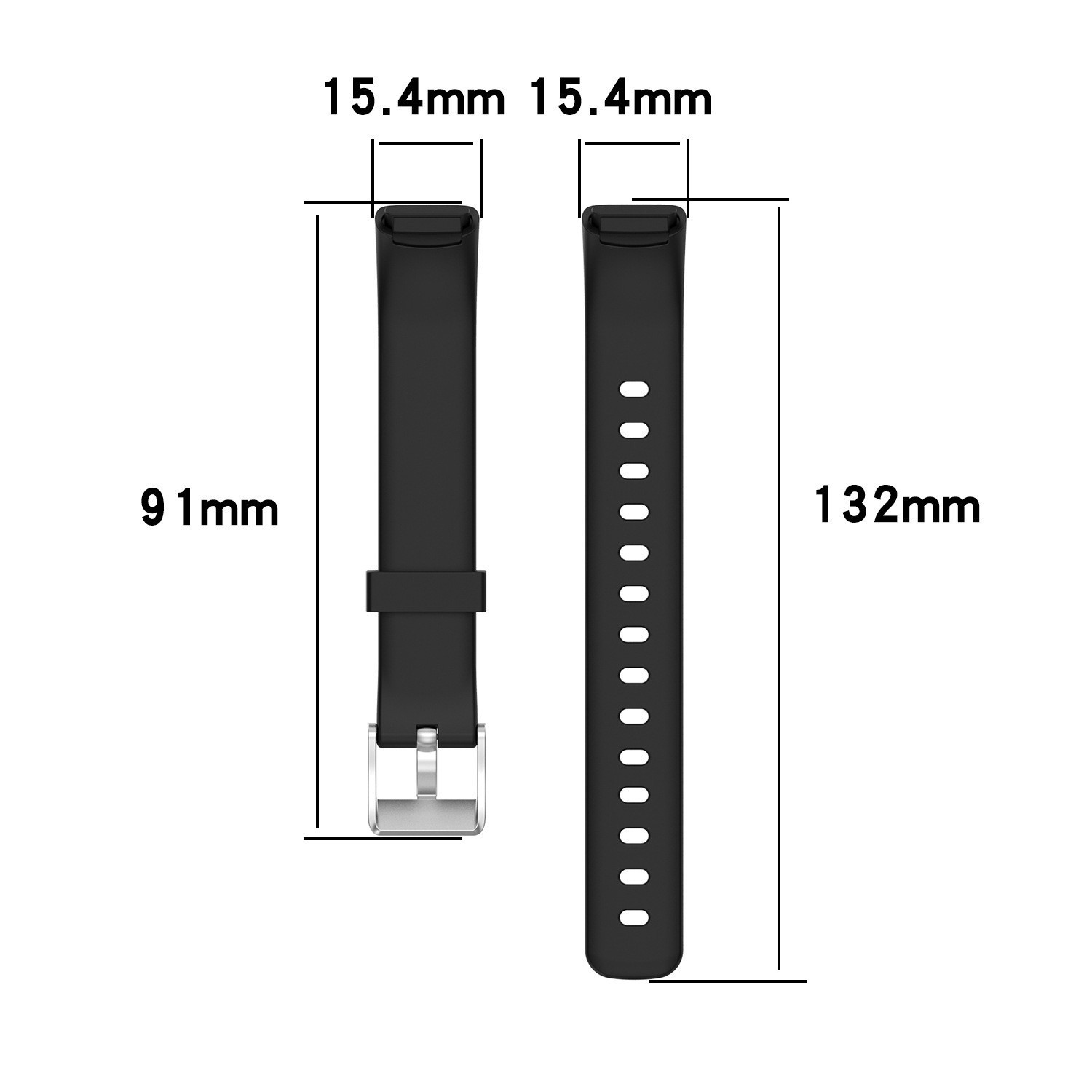 Textured silicone band for smartwatch