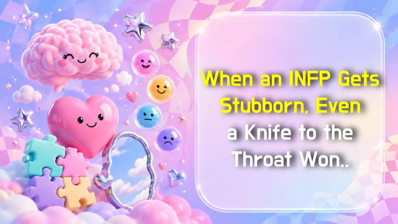 When an INFP Gets Stubborn, Even a Knife to the Throat Won't Change Them 🔥
