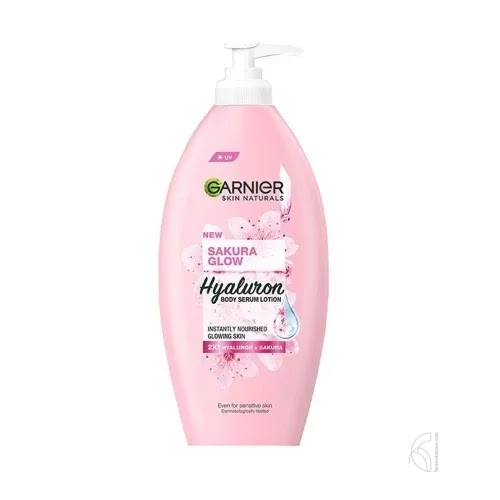 Garnier Sakura Glow Hyaluron Body Serum Lotion Uv 400ml
