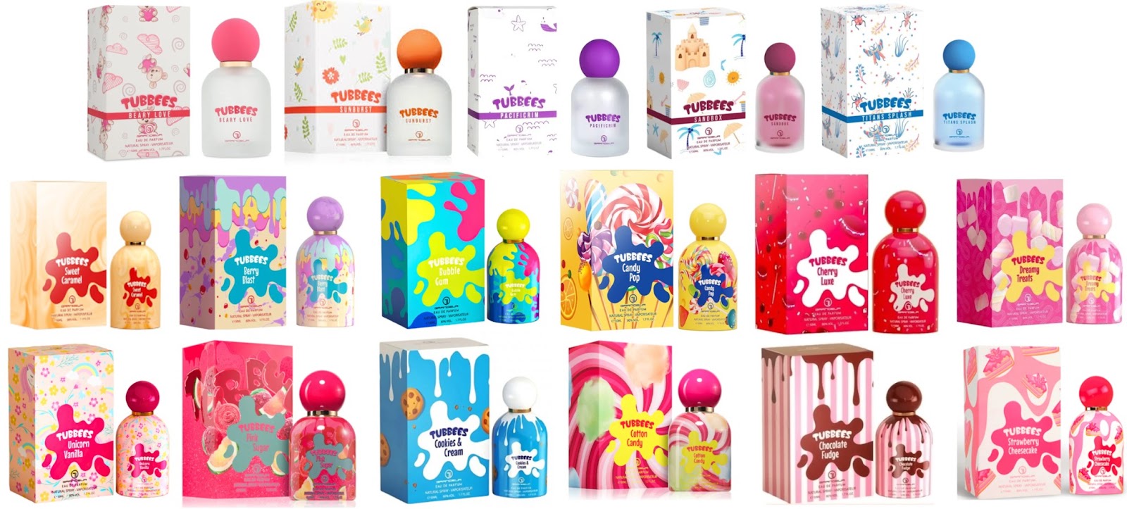 COLLECCION GRANDEUR TUBBEES NIÑOS - NIÑAS 50ML EDP VARIEDAD CONSULTAR DISPONIBILIDAD