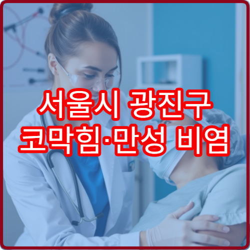 서울시 광진구 코막힘·만성 비염 원인 검사와 치료 전문 병원