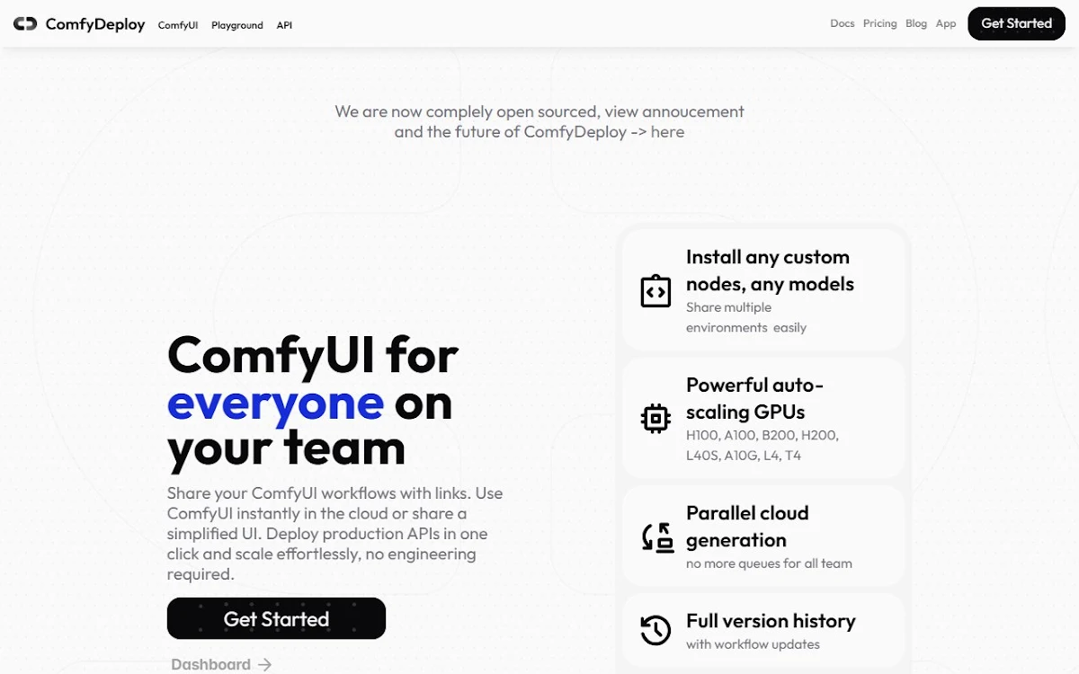 Captura de Comfy Deploy