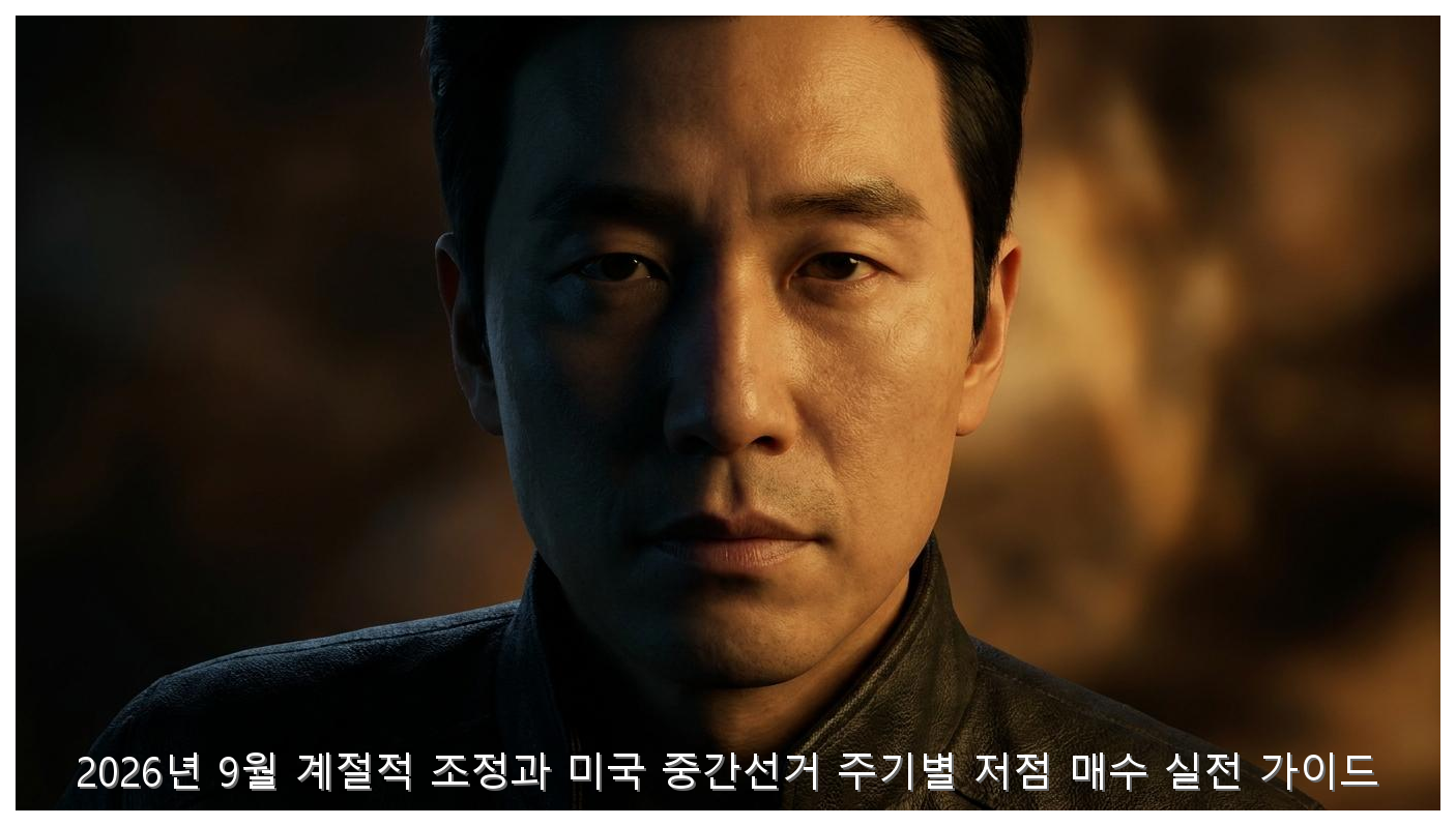 2026년 9월 계절적 조정과 미국 중간선거 주기별 저점 매수 실전 가이드 핵심 안내 및 분석 인포그래픽 (5)