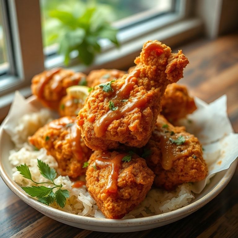Vegan Spicy Chicken Fried Jackfruit: Crispy & Comforting Delight – Easy Homemade Comfort Food