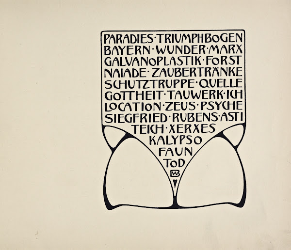 Beispiele kunstlerischer Schrift Pl064 1900
