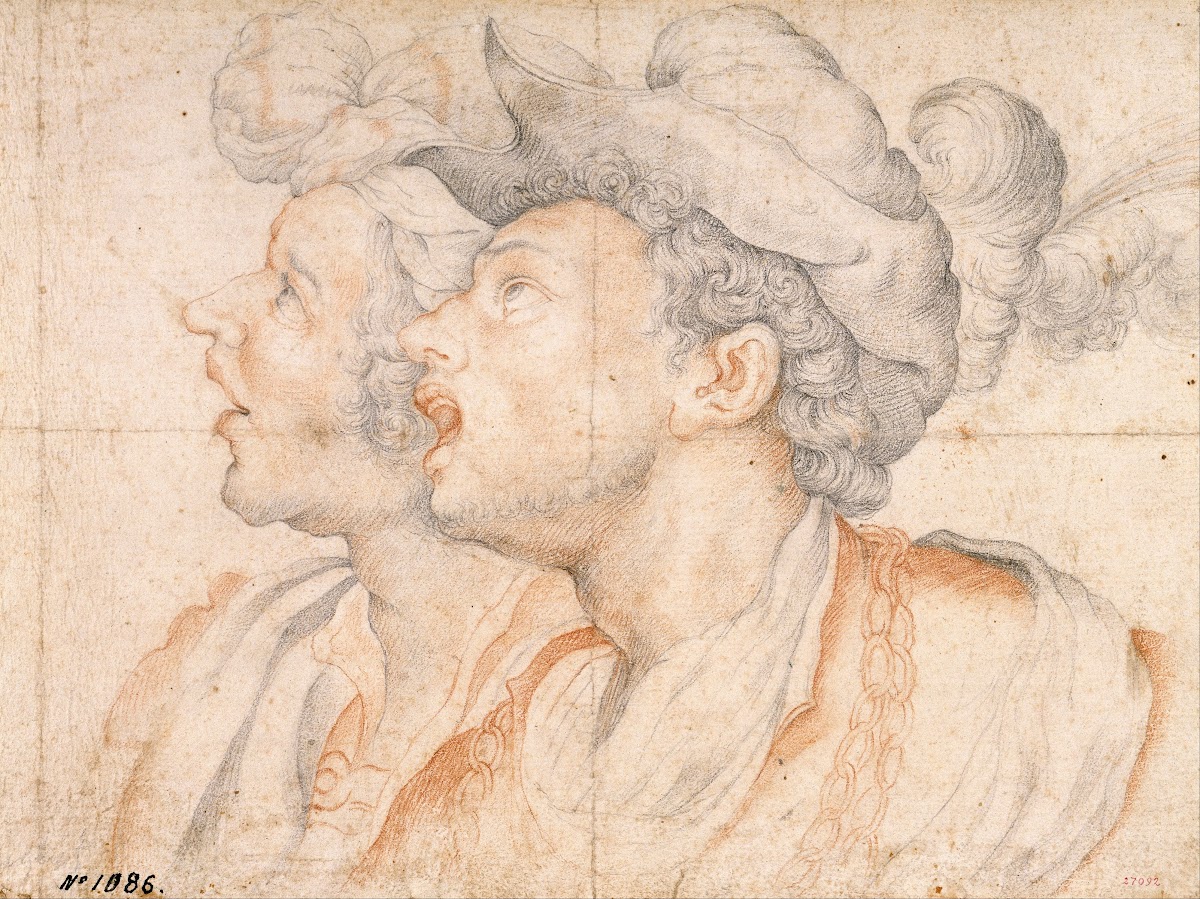 Two Youths Heads from 1587 until 1595