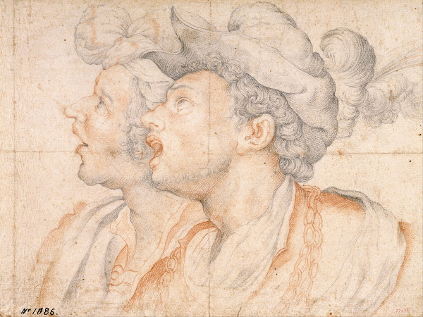 Two Youths Heads from 1587 until 1595