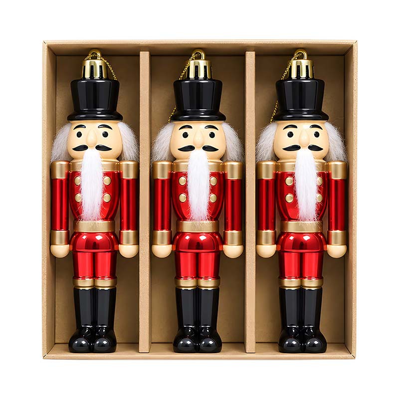 Nutcracker Ornament, Set of 3