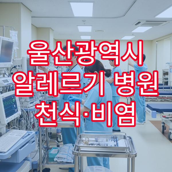 울산광역시 알레르기 병원 천식·비염 검사 전문 병원 안내