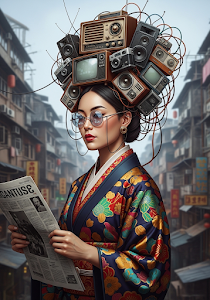 Urban Media Headdress