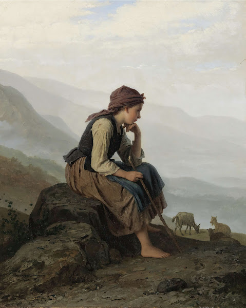 Die Ziegenhirtin The LittleGoat Herder 1869