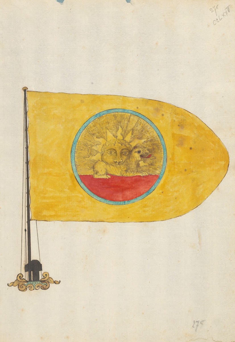 Flag of Persia 1667 1670