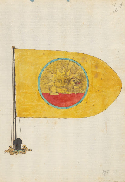 Flag of Persia 1667 1670