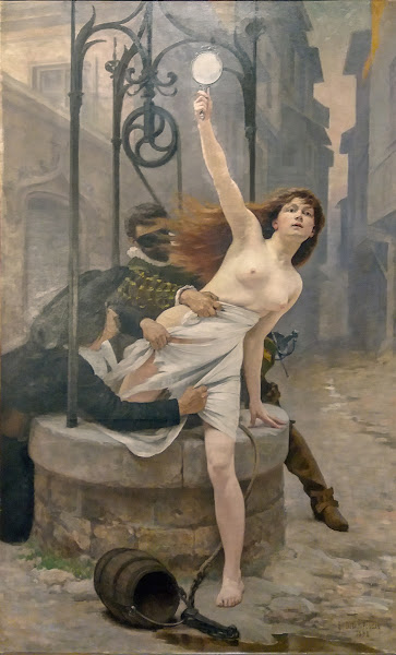 Truth coming out of the Well 1898