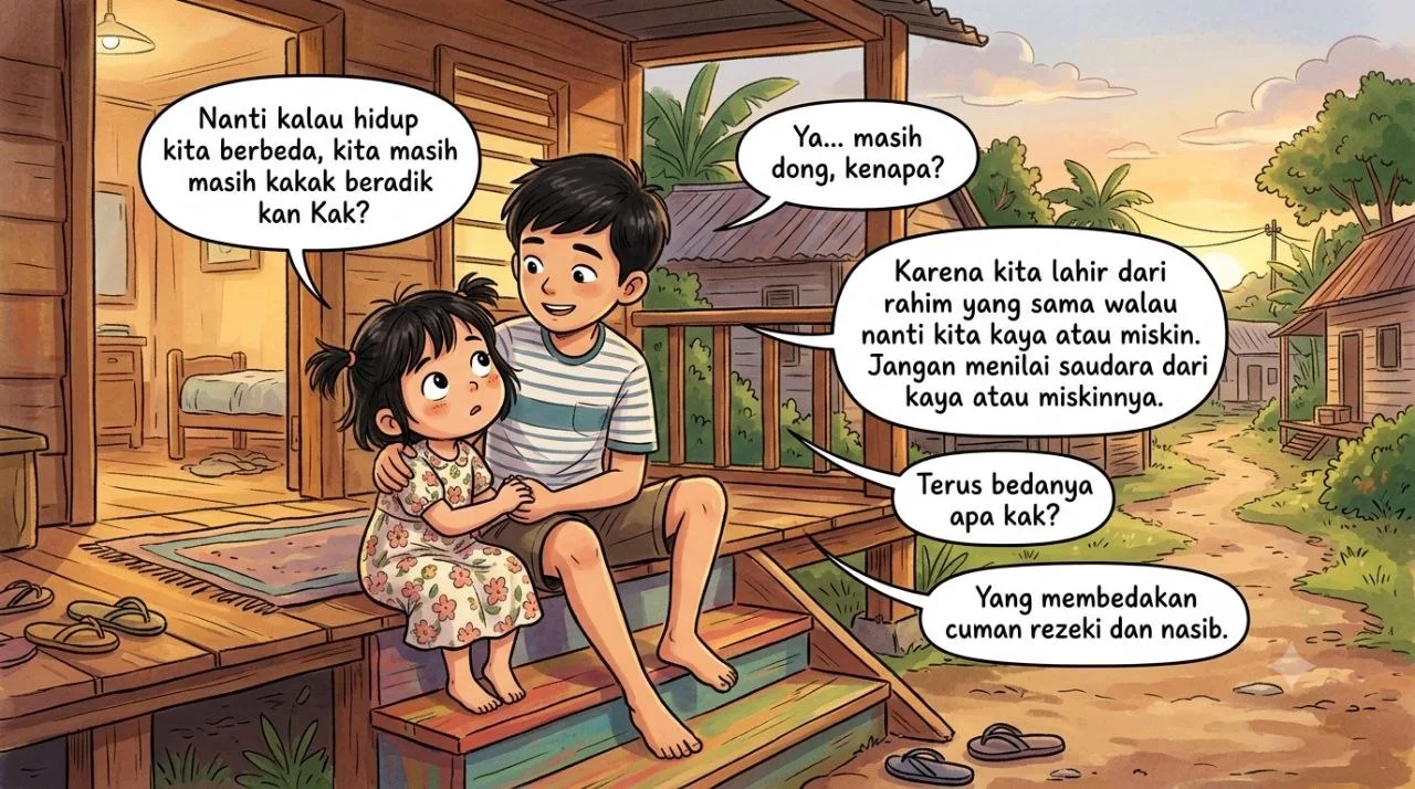 Ketika Adik Bertanya Kakaknya
