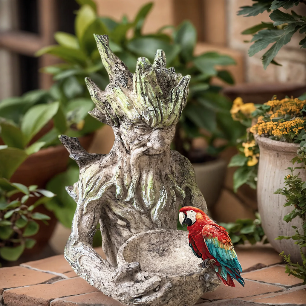 Tree Spirit Birdbath made of Resin