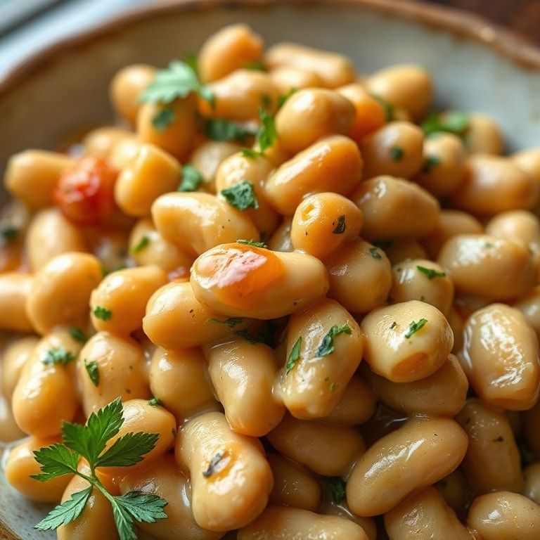 Creamy Miso Butter Beans: A Delightfully Quick Dinner - Easy & Flavorful finished