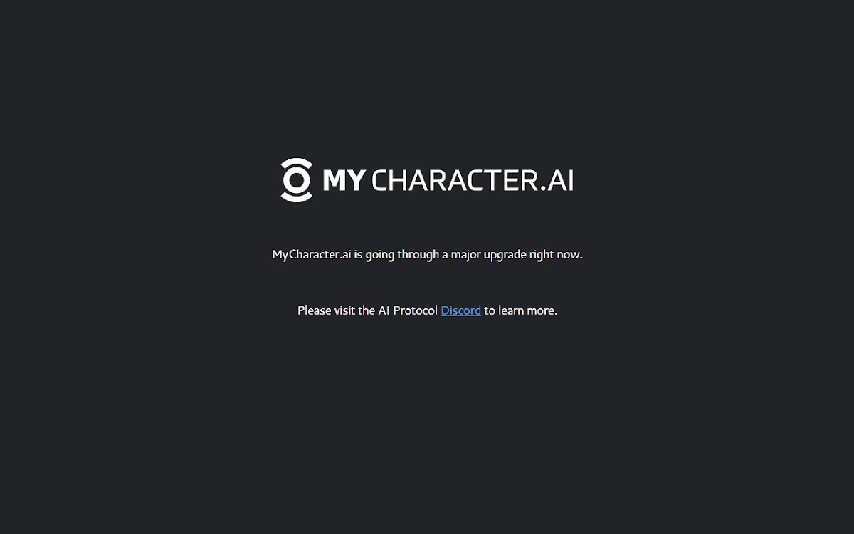 Captura de MyCharacter.ai