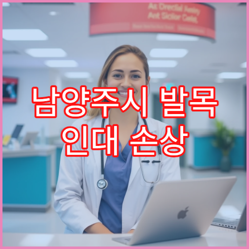 남양주시 발목 인대 손상 수술·재활 집중 치료 정형외과 병원