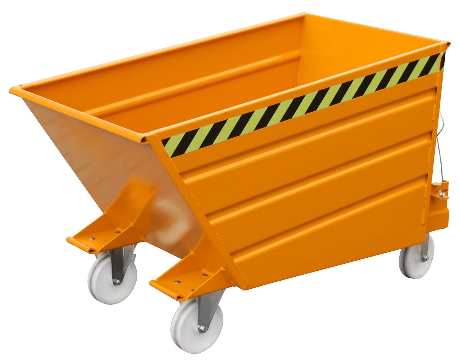 Kiepcontainer VD 500, gelakt, Geeloranje
