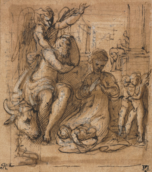 The Nativity with the Dream of Joseph c 152730